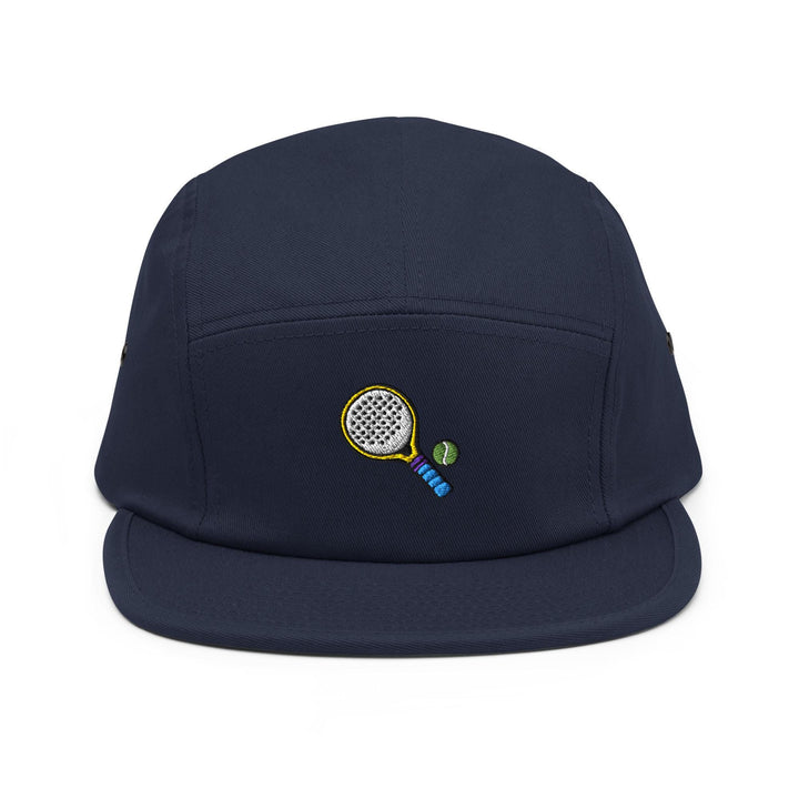 Padel Tennis Embroidered 5 Panel Cap | Padel Player Gift | Racket Sport Hat