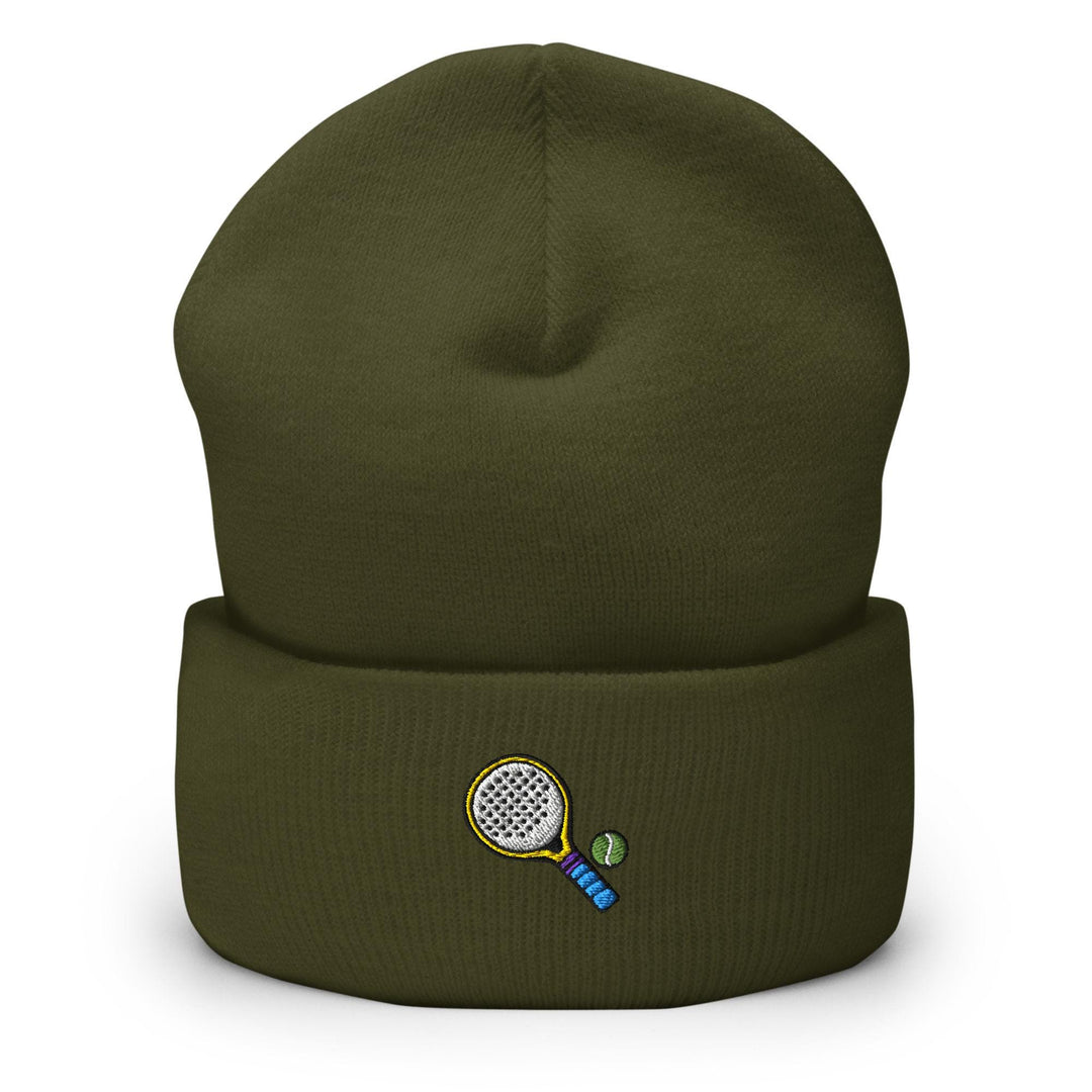 Padel Tennis Embroidered Beanie | Padel Player Gift | Racket Sport Winter Hat