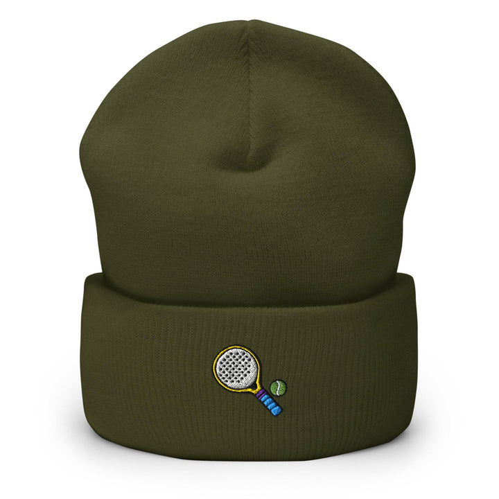 Padel Tennis Embroidered Beanie | Padel Player Gift | Racket Sport Winter Hat
