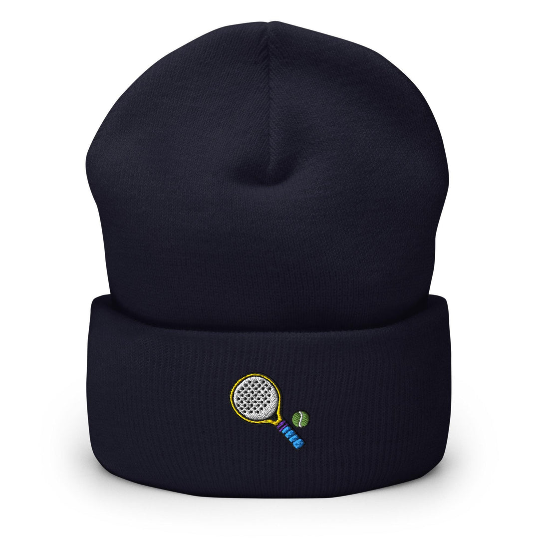 Padel Tennis Embroidered Beanie | Padel Player Gift | Racket Sport Winter Hat