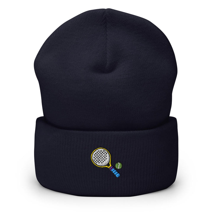Padel Tennis Embroidered Beanie | Padel Player Gift | Racket Sport Winter Hat