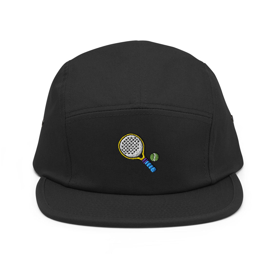 Padel Tennis Embroidered 5 Panel Cap | Padel Player Gift | Racket Sport Hat