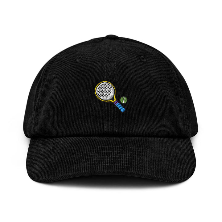 Padel Tennis Embroidered Corduroy Cap | Padel Player Gift | Racket Sport Hat