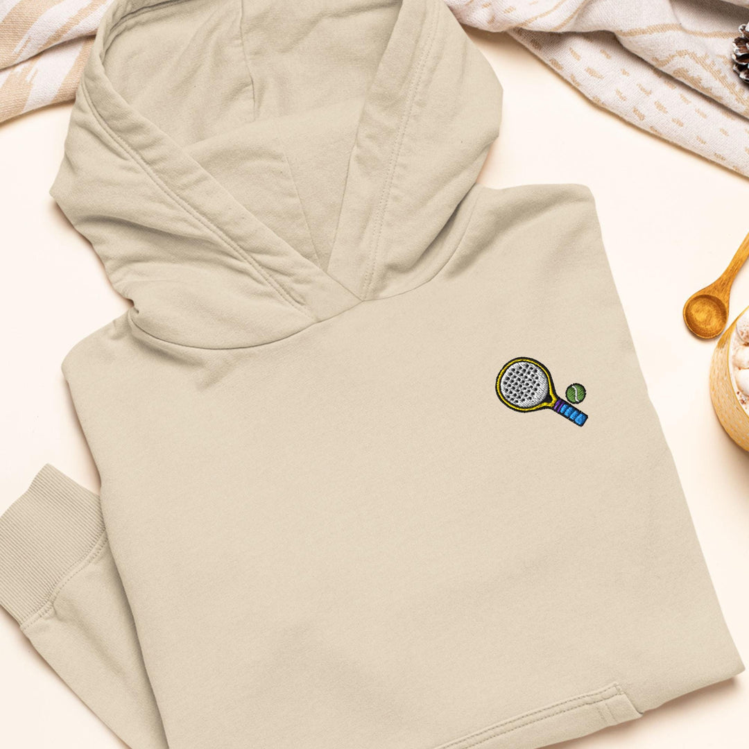Padel Tennis Embroidered Hoodie | Padel Player Gift | Racket Sport Hoodie Sweatshirt