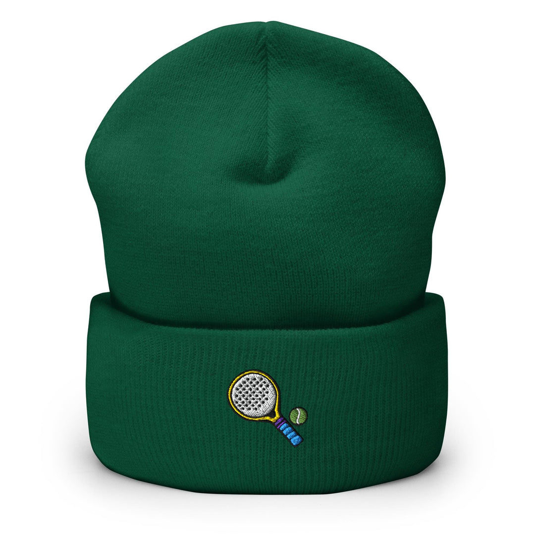Padel Tennis Embroidered Beanie | Padel Player Gift | Racket Sport Winter Hat