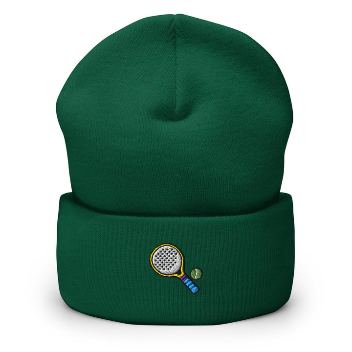 Padel Tennis Embroidered Beanie | Padel Player Gift | Racket Sport Winter Hat