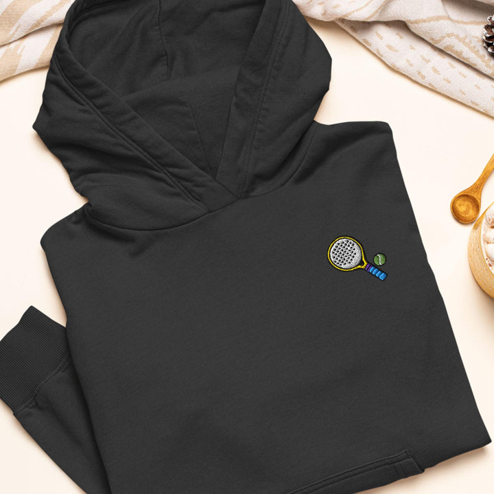 Padel Tennis Embroidered Hoodie | Padel Player Gift | Racket Sport Hoodie Sweatshirt