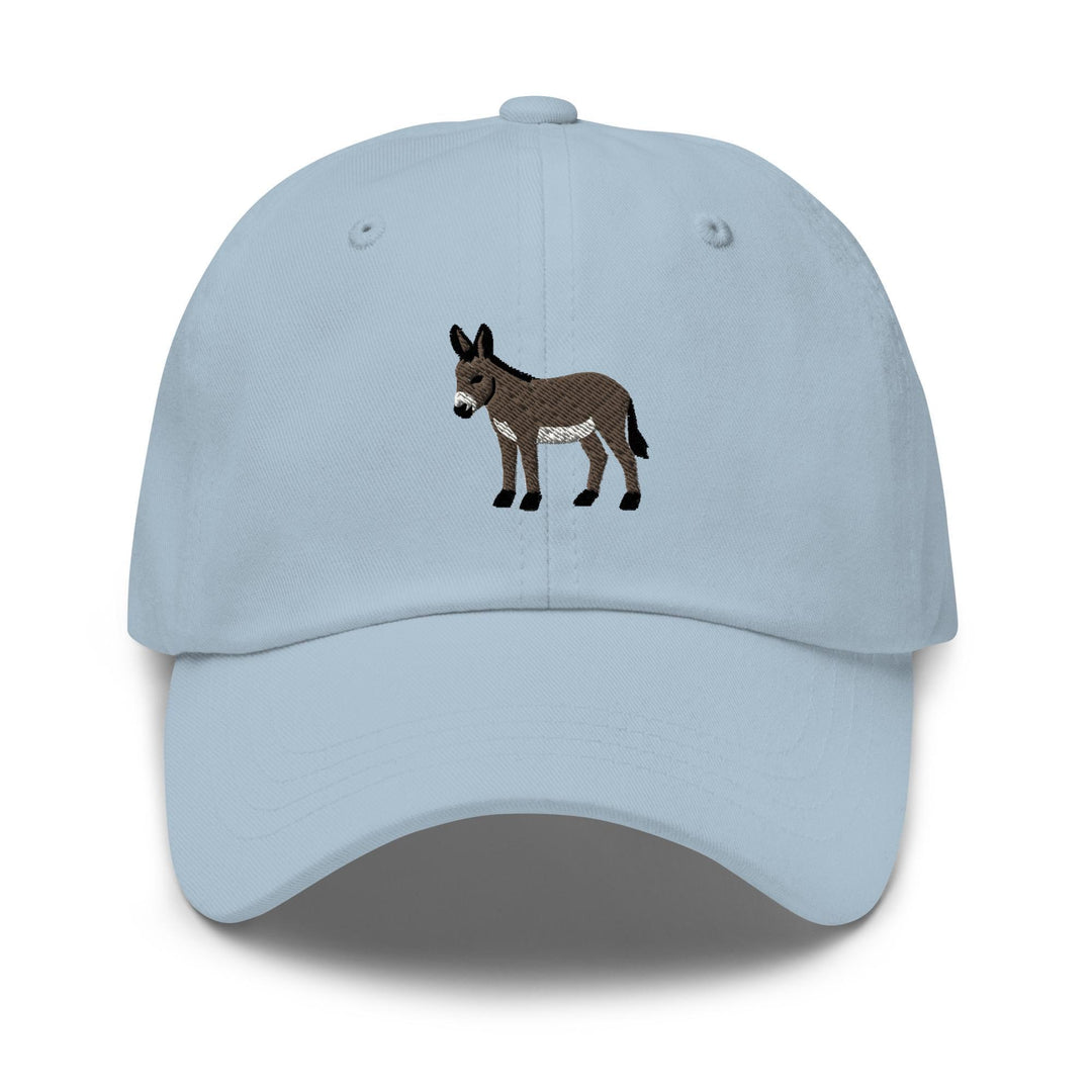 Donkey Embroidered Dad Cap: Chino Cotton Twill Adjustable Unisex Hat