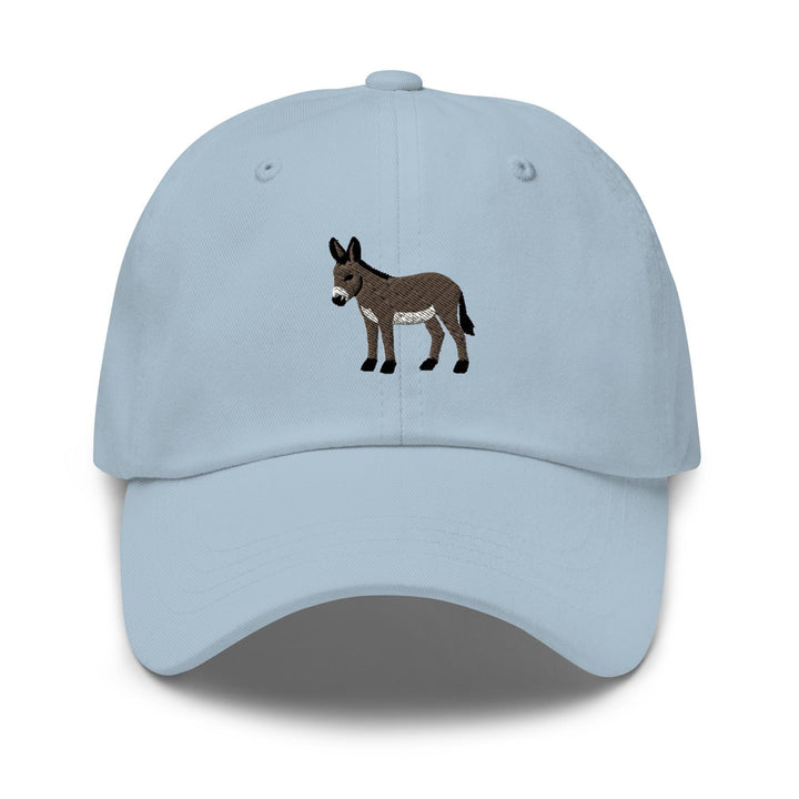 Donkey Embroidered Dad Cap: Chino Cotton Twill Adjustable Unisex Hat