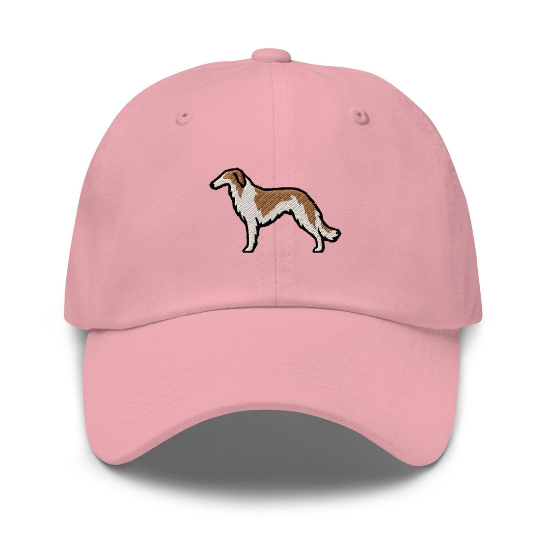 Borzoi Embroidered Dad Cap, Russian Wolfhound Baseball Hat, Sighthound Lover Gift, Cotton Dog Owner Hat