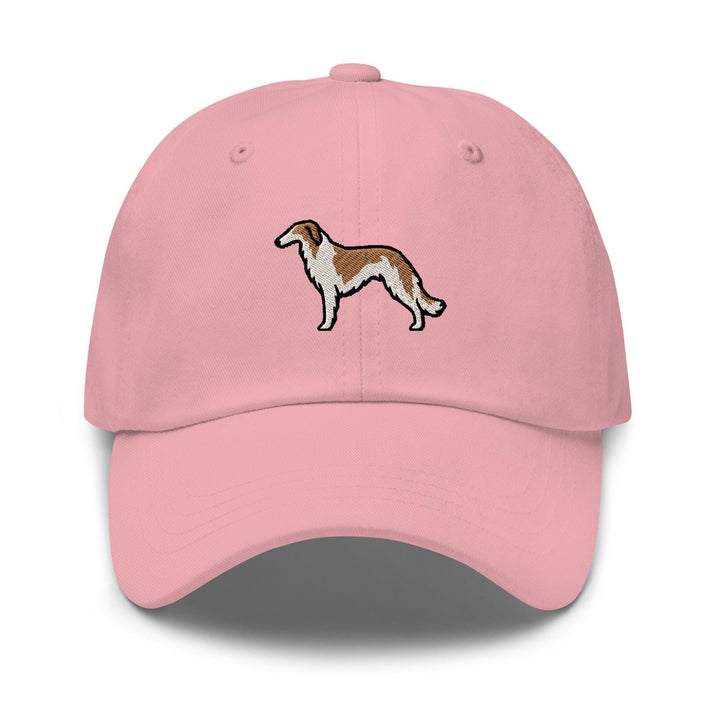 Borzoi Embroidered Dad Cap, Russian Wolfhound Baseball Hat, Sighthound Lover Gift, Cotton Dog Owner Hat