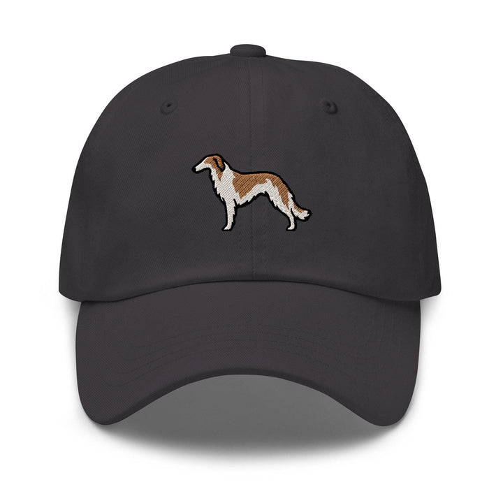 Borzoi Embroidered Dad Cap, Russian Wolfhound Baseball Hat, Sighthound Lover Gift, Cotton Dog Owner Hat