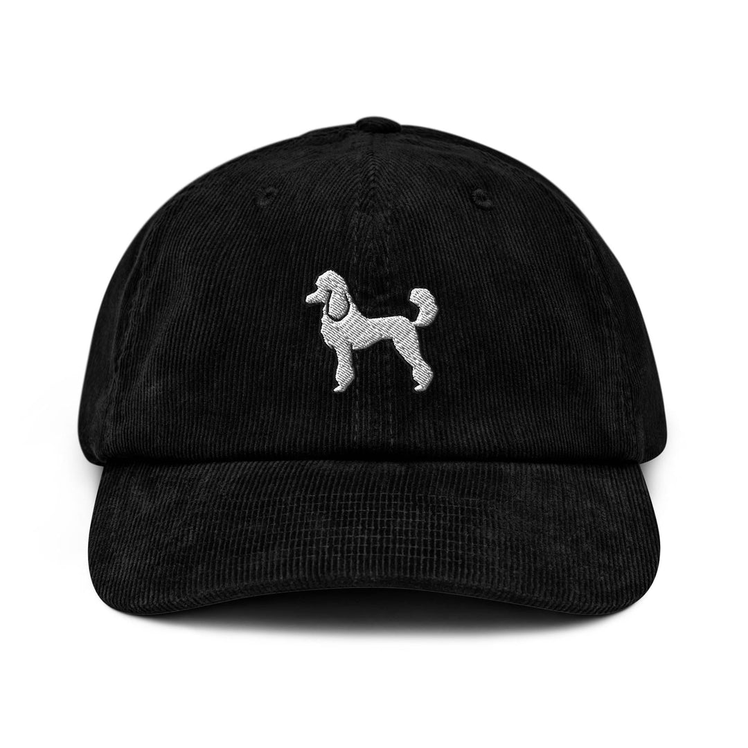 Standard Poodle Embroidered Corduroy Cap, Curly Poodle Dog Hat, French Poodle Mom Gift