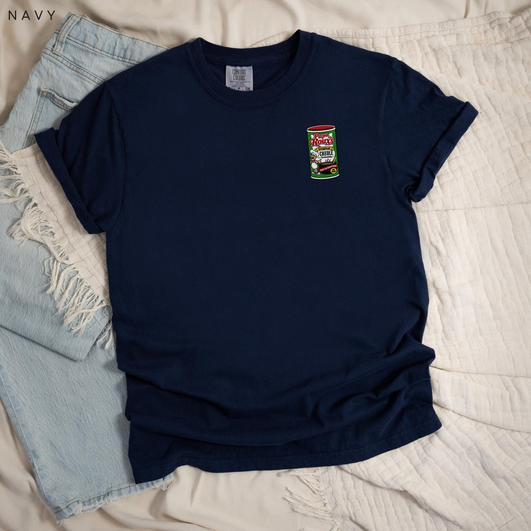 Creole Seasoning Embroidered Comfort Colors® Tee, Cajun Spice Shaker Shirt, Louisiana Cooking Gift, New Orleans Foodie T-Shirt