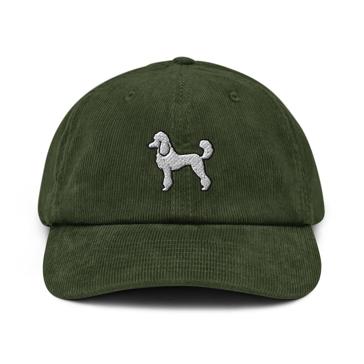 Standard Poodle Embroidered Corduroy Cap, Curly Poodle Dog Hat, French Poodle Mom Gift