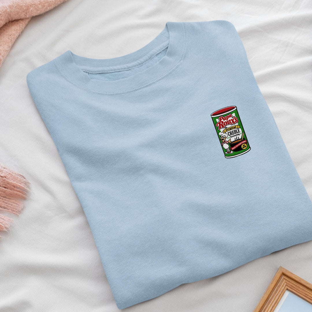 Creole Seasoning Embroidered Sweatshirt, Cajun Spice Shaker Sweater, Louisiana Cooking Gift, New Orleans Foodie Crewneck