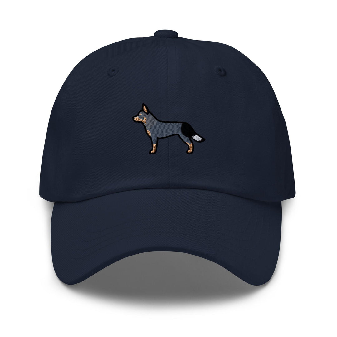 Australian Cattle Dog Embroidered Dad Cap, Blue Heeler Red Heeler Baseball Hat, Queensland Heeler Gift